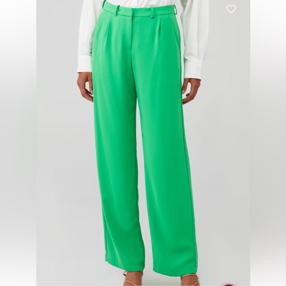 Amanda Uprichard women’s Wallace trouser pants grass green size medium